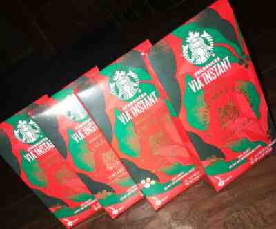 4 Starbucks Via Christmas Blend Vintage 2019 Instant Coffee 48 Packs Exp June-20 - Sold on eBay Jan, 29th 2020 for $30.00