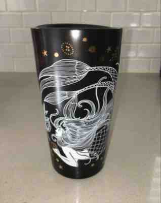 Starbucks Christmas Black Ceramic Tumbler Cup Mermaid Siren 12 ozs 2019 NEW - Sold on eBay Jan, 29th 2020 for $25.00