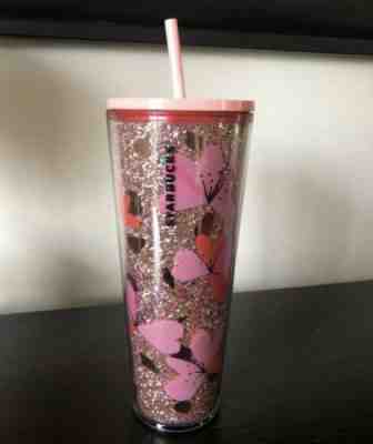 New! STARBUCKS Valentines 2020 TUMBLER HEARTS 24 OZ Cup On Hand - Sold on eBay Jan, 28th 2020 for $25.00