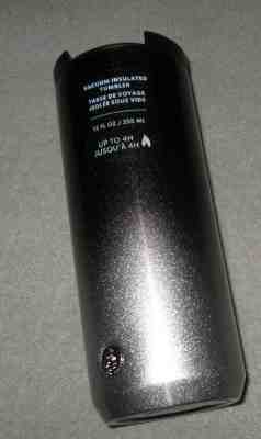 STARBUCKS 2019 SILVER TO BLACK OMBRE' STAINLESS STEEL 12 OZ TUMBLER - Sold on eBay Jan, 28th 2020 for $18.00