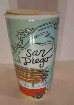 Starbucks San Diego Ceramic Travel Mug. 12 oz. - Sold on eBay Jan, 28th 2020 for $22.99