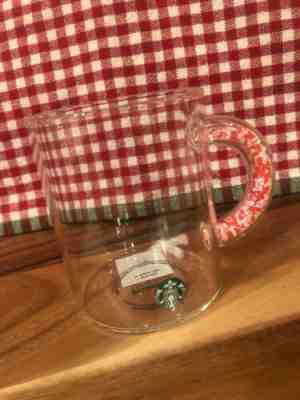 2020 Starbucks Confetti Hearts Handle Glass Mug Valentines Cup NEW IN HAND RARE - Sold on eBay Jan, 30th 2020 for $26.00