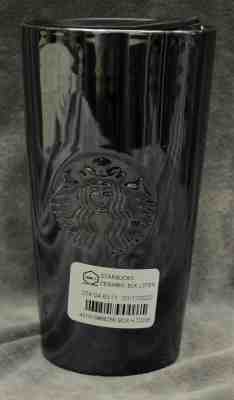 STARBUCKS CERAMIC BLACK LUSTER TRAVEL MUG ~  NEW ~ FREE SHIPPING - Sold on eBay Jan, 30th 2020 for $29.99
