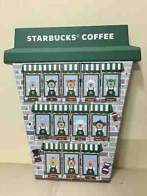 1 Starbucks box w 12 bear zodiac keychain charm set tiger ox dragon Thailand 