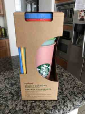 starbucks color changing cups cold 5 pack - Sold on eBay Jan, 30th 2020 for $65.00