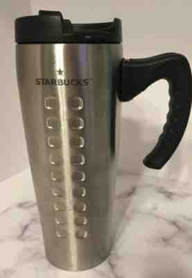 Starbucks Barista Aroma Solo Travel Mug 2006 16OZ Silver Black  - Sold on eBay Jan, 30th 2020 for $21.99