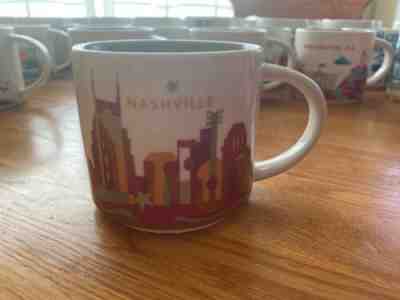 Starbucks You Are Here Mug Nashville USA 14oz Coffee Cup Collection 2017 - Sold on eBay Jan, 30th 2020 for $30.00