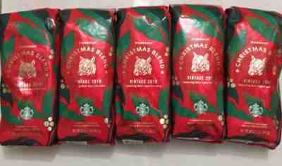 5-Starbucks Christmas Blend-Vintage 2019 Featuring Rare Aged Sumatra Exp03/23 20 - Sold on eBay Jan, 30th 2020 for $44.99