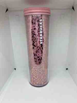 Starbucks Pink Gold Foil Tumbler Hot/Cold Cup Grande 16oz Limited Edition 2019 - Sold on eBay Jan, 30th 2020 for $26.99