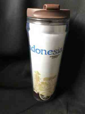 NEW Starbucks Coffee Indonesia 12 oz Travel Mug - Sold on eBay Jan, 30th 2020 for $16.19