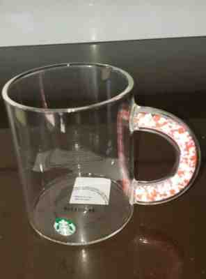 2020 Starbucks Confetti Hearts Handle Glass Mug Valentines Cup New FAST SHIPPING - Sold on eBay Jan, 30th 2020 for $21.00