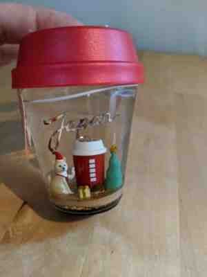 Starbucks Japan Holiday snow globe TOGO RED CUP Winter 2019 USA SELLER - Sold on eBay Jan, 30th 2020 for $35.00