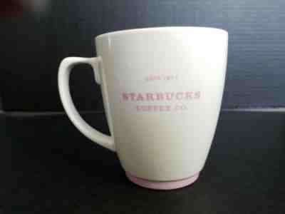 Rare STARBUCKS 2006 Pink Lettering White Abbey Large Mug 18 oz  - Sold on eBay Jan, 30th 2020 for $24.95