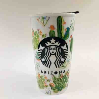 STARBUCKS ARIZONA 12 Oz Ceramic Tumbler Mug Coffee Cup State Collection - Sold on eBay Jan, 30th 2020 for $17.60