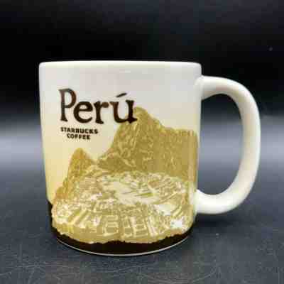 Starbucks Coffee Mini Mug 2013 Peru 3 oz. Demitasse Espresso Cup Mountain Dancer - Sold on eBay Jan, 30th 2020 for $19.95
