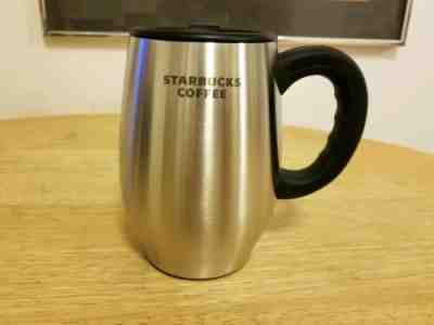 Starbucks 2006 Stainless Steel Clyde Mug, 16 oz. Heavy Duty Handle! - Sold on eBay Jan, 30th 2020 for $29.99