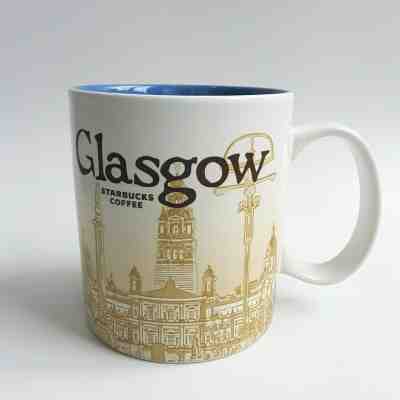 Original Starbucks City Mug 16 oz Global icon city GLASGOW, Scotland Series 2014 - Sold on eBay Jan, 30th 2020 for $22.00
