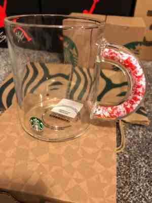 2020 Starbucks Confetti Hearts Handle Glass Mug Valentines Cup New IN HAND 12 Oz - Sold on eBay Jan, 30th 2020 for $23.99
