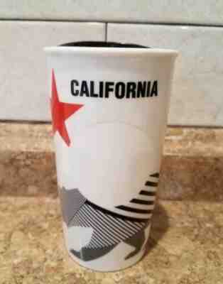 Rare 2015 California Bear Starbucks Collectible Coffee Travel Mug 12oz Ceramic - Sold on eBay Jan, 30th 2020 for $27.00