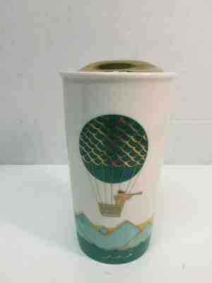 Starbucks Hot Air Balloon Tumbler Travel Cup 12oz Green Dot 2014 Lid - Sold on eBay Jan, 30th 2020 for $28.00