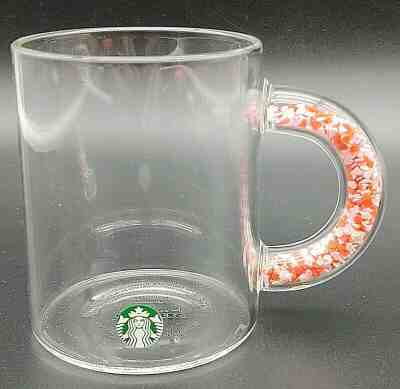 Starbucks 2019 Valentines Day Clear Candy Hearts Mug Cup 12 fl Oz  - Sold on eBay Jan, 30th 2020 for $19.00