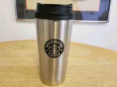 Starbucks 2010 Stainless Steel Tumbler With Built-In Stopper, 16 oz.  - Sold on eBay Jan, 30th 2020 for $18.99
