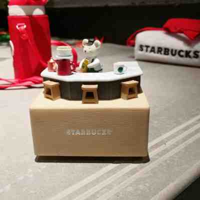 2020 China Starbucks New Year Of Rat Music box - Sold on eBay Jan, 29th 2020 for $39.99