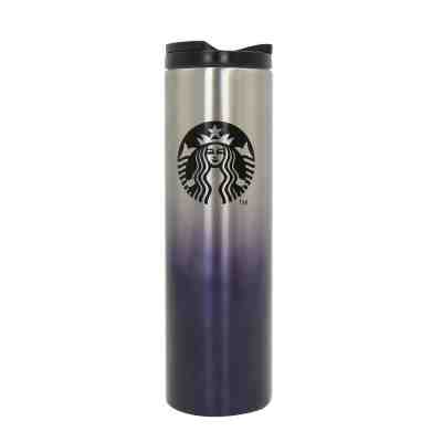Starbucks Korea Genuine Troy Stainless Steel Reusable Purple Tumbler Cup 473 ml  - Sold on eBay Jan, 29th 2020 for $46.99