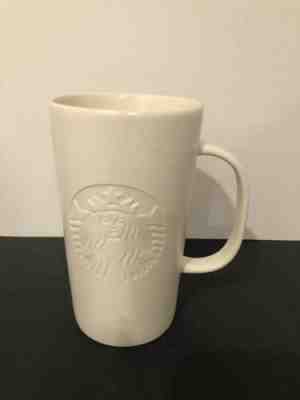 Starbucks Ceramic 16 Oz Coffee Mug 2014 Engraved Siren Shows Wear - Sold on eBay Jan, 29th 2020 for $17.99