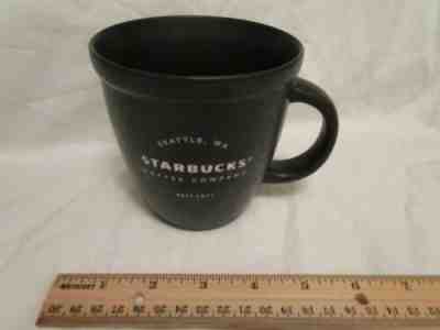 Original Starbucks Flat Black Coffee Mug Tea Cup 2016 Collector Abbey Laser Etch - Sold on eBay Jan, 29th 2020 for $28.99