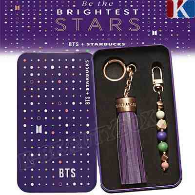 BTS + Starbucks Key Chain Official Limited Edition BTS K-pop Bangtan Boys NEW - Sold on eBay Jan, 29th 2020 for $71.00