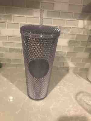 Starbucks Platinum Iridescent Studded Cold Cup Tumbler 2019 Holiday - Sold on eBay Jan, 29th 2020 for $17.50