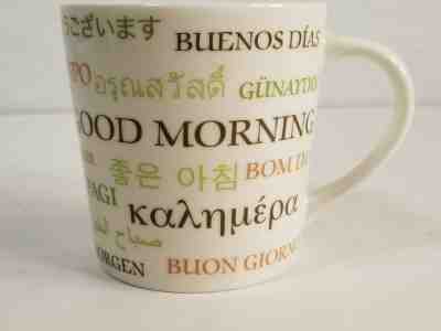 Starbucks Good Morning Mug 2006 White Different Languages 17oz White - Sold on eBay Jan, 29th 2020 for $19.99