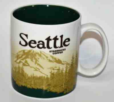 Starbucks Seattle Global Icon Version 1 Collectors 2008 Coffee Mug Tea Cup 16oz - Sold on eBay Jan, 29th 2020 for $81.00