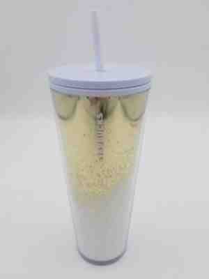 Starbucks Holiday 2019 Mirror Glitter Gold Cold Cup Tumbler 24 oz Limited - Sold on eBay Jan, 29th 2020 for $31.99