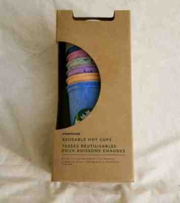 Starbucks Marble Reusable Hot Cups 6 Variety Colors Drink Cup NEW UNOPENED - Sold on eBay Jan, 29th 2020 for $26.99