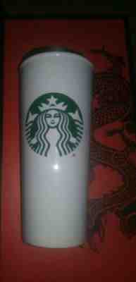 Starbucks Logo Double Wall Ceramic Travel Mug 16 Oz White Tumbler 2016 New     3 - Sold on eBay Jan, 29th 2020 for $54.98
