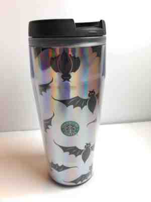 VERY RARE! STARBUCKS Plastic Tumbler Mug Halloween Design OLD LOGO 2002 - Sold on eBay Jan, 29th 2020 for $58.00