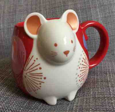 STARBUCKS COFFEE 2020 Chinese New Year of The MOUSE RAT CERAMIC MUG 12oz NEW - Sold on eBay Jan, 29th 2020 for $19.99