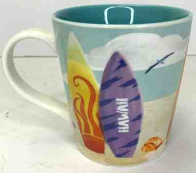 Hawaii 2010 STARBUCKS Shark Beach Surfboard Coffee Mug / Tea Cup - FREE SHIP! - Sold on eBay Jan, 29th 2020 for $26.99