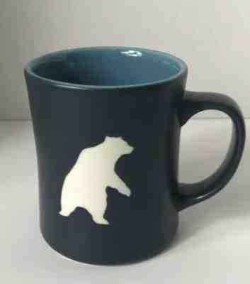 2012 Starbucks Mug Yukon Polar Bear Coffee Cup Matte Blue 16oz - Sold on eBay Jan, 29th 2020 for $34.99