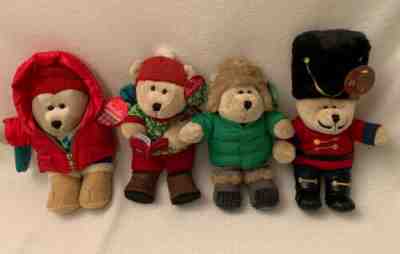 STARBUCKS Bearista Bears NWT Lot of 4 Winter Holiday Themed 2006,10,11,12 NEW - Sold on eBay Jan, 31st 2020 for $48.99