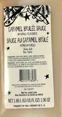 Starbucks Caramel Brûlée Sauce 1/2020 1.86L 63 FL OZ 1.96 QT - Sold on eBay Jan, 31st 2020 for $44.99