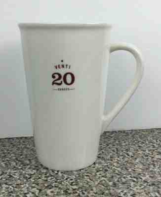 Starbucks 2010 Venti 20 Ounces White Ceramic 20oz Coffee Latte Mug Cup - Sold on eBay Jan, 31st 2020 for $19.99