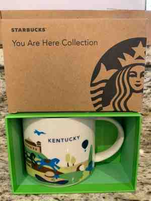 STARBUCKS KENTUCKY YOU ARE HERE (YAH) COFFEE MUG CUP 14 OZ COLLECTION - Sold on eBay Jan, 31st 2020 for $16.00