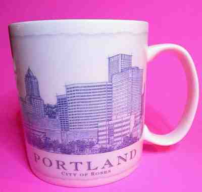 Collectible Starbucks Cup Mug 2007 Portland City of Roses 18 oz Oregon  - Sold on eBay Jan, 30th 2020 for $15.99
