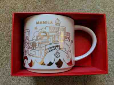 Starbucks You Are Here Mug  Manila Christmas Edition Discontinued - Sold on eBay Jan, 30th 2020 for $25.00