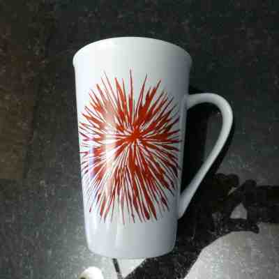 STARBUCKS 2014 paint splatter tall latte mug NEW  -FREE SHIP  -A - Sold on eBay Jan, 30th 2020 for $15.00