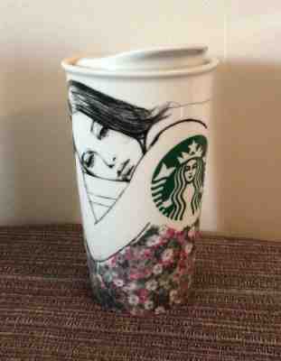 Starbucks 2013 Charlotte Ronson Ceramic Double Wall Tumbler Travel Mug 12 fl oz - Sold on eBay Jan, 30th 2020 for $41.88