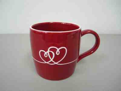Starbucks 2010 14 oz. Coffee Mug - New Bone China - Red with "Love" / Hearts - Sold on eBay Jan, 30th 2020 for $19.99